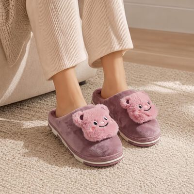 Women's Purple Slip-On House Slippers