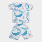 Boys' 100% Cotton Suit Night, White, small image number null