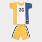 Boy's Cotton Knit Baba Suit, White, small image number null