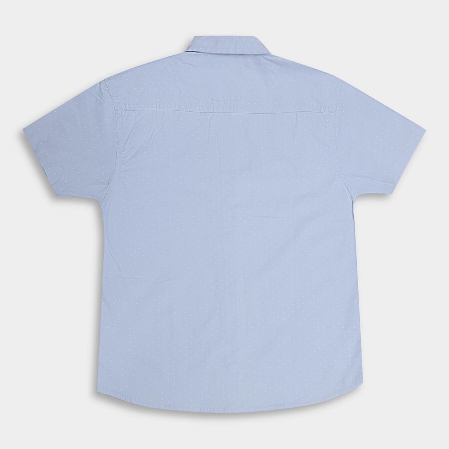 Boys' 100% Cotton Casual Shirt, हल्का नीला, large image number null