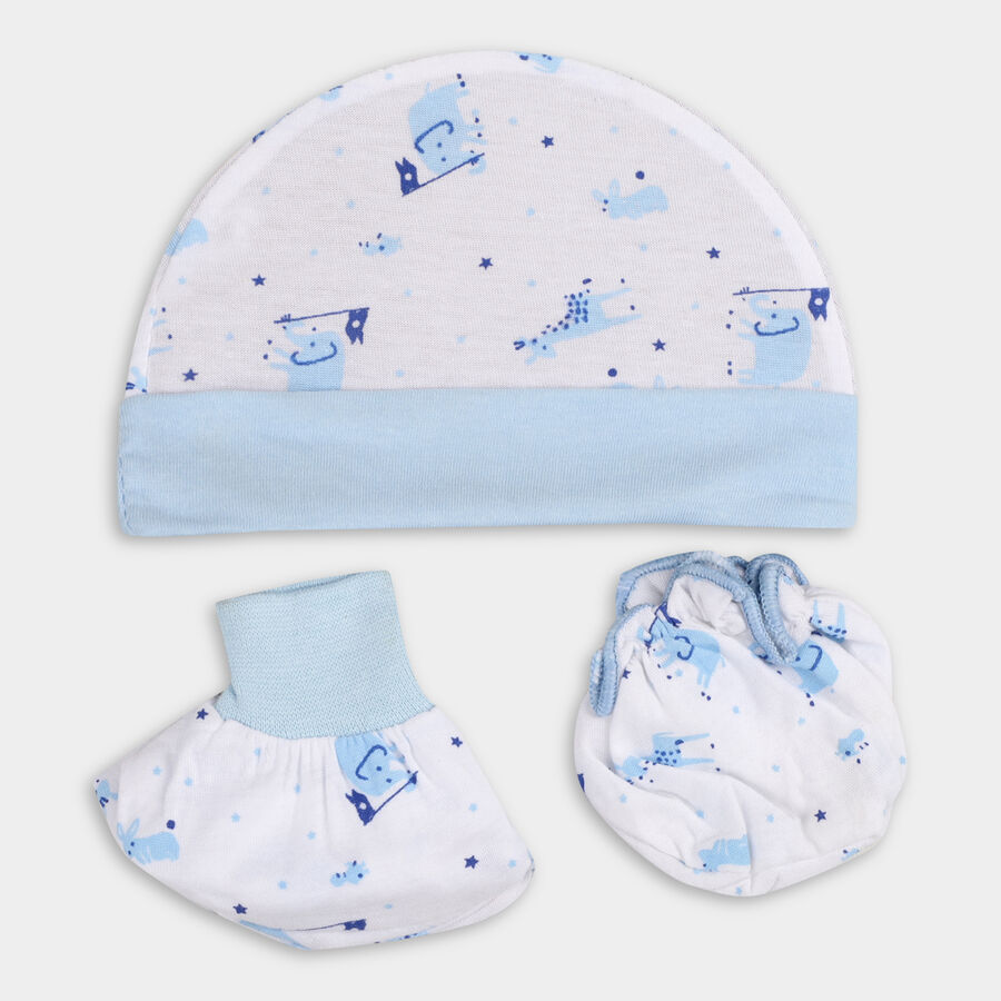 Kids' 100% Cotton Gift Set, White, large image number null