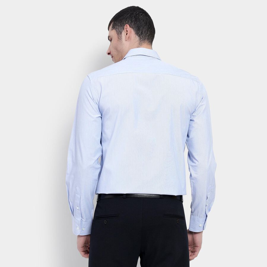 Men's 100% Cotton Formal Shirt , हल्का नीला, large image number null