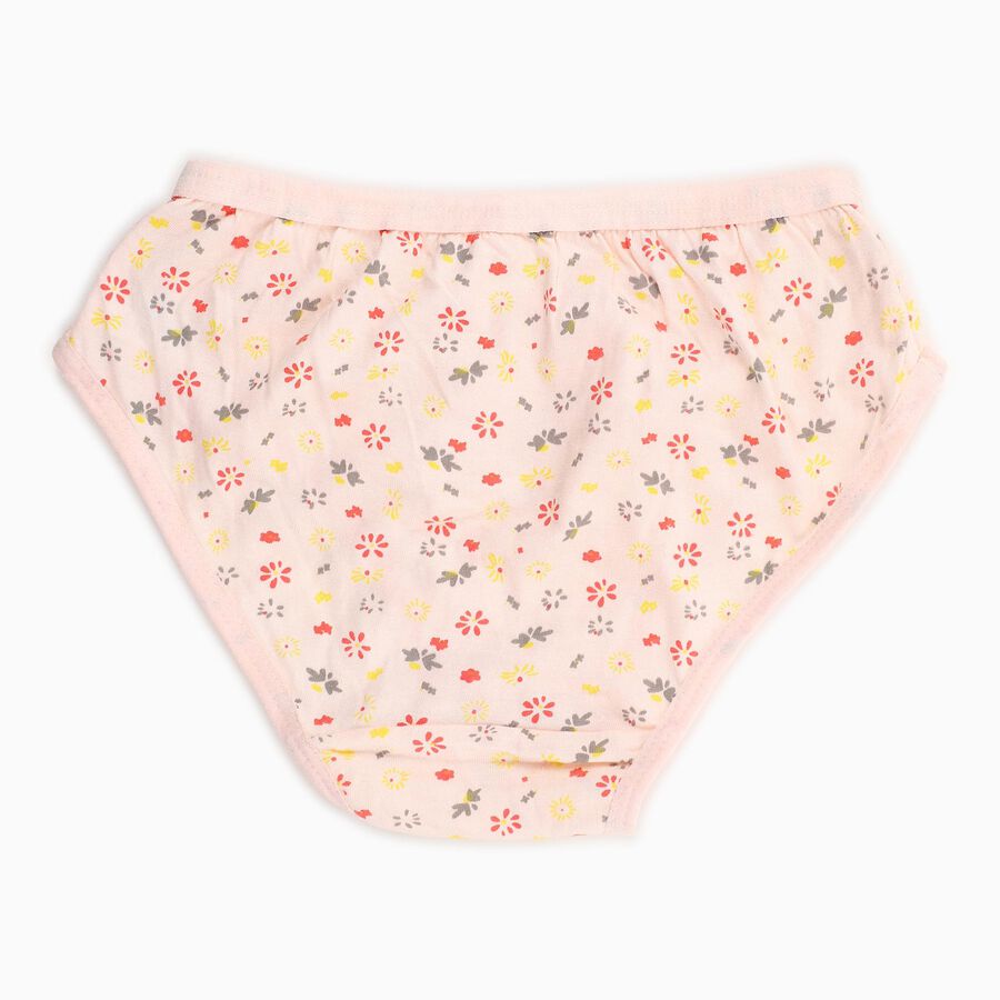 Girls' 100% Cotton Panty, मूँगा (कोरल), large image number null