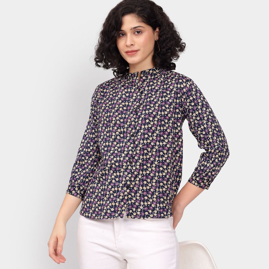 Ladies' Shirt, Navy Blue, large image number null
