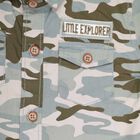 Infants Cotton Printed Casual Shirt, Olive, small image number null