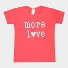 Girls Cotton T-Shirt, Red, small image number null