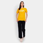 Ladies' Round Neck T-Shirt, Mustard, small image number null