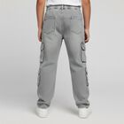 Boys' 100% Cotton Jeans, हल्का ग्रे, small image number null