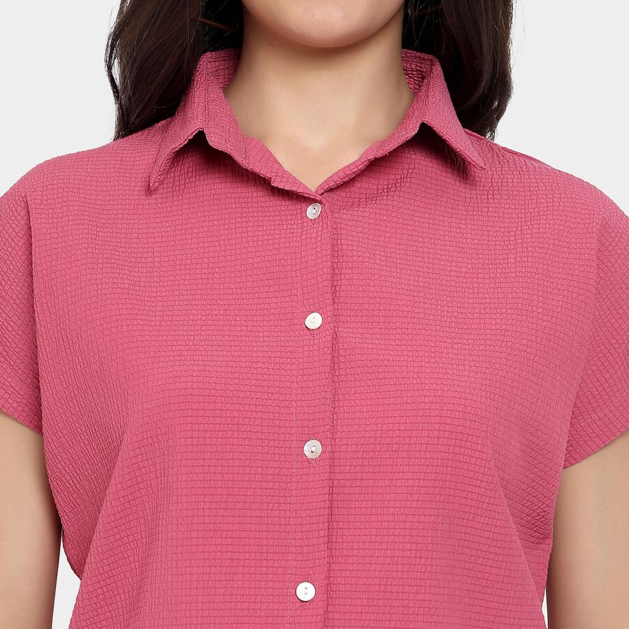Ladies' Shirt, गुलाबी, large image number null