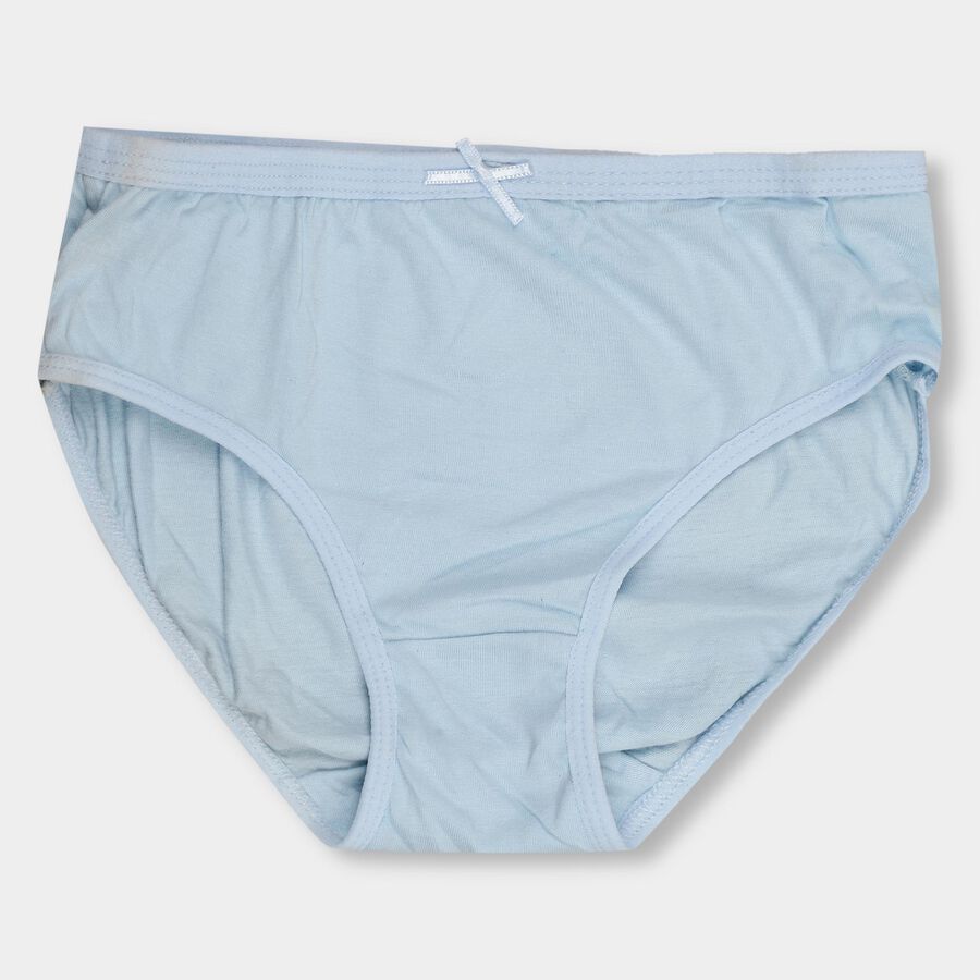 Girls' 100% Cotton Panty, Aqua, large image number null