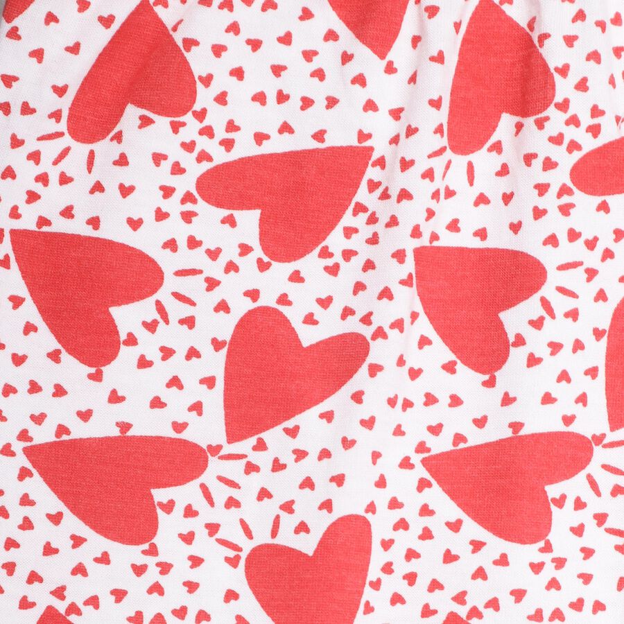 Girls' Regular Pyjama, White, large image number null