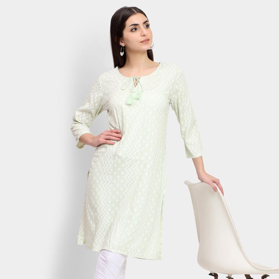 Ladies' Kurta , Light Green, large image number null
