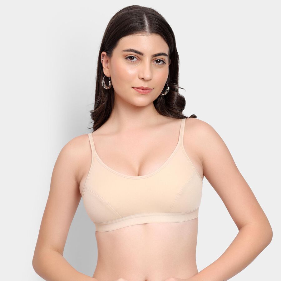 Ladies' Bra , Beige, large image number null