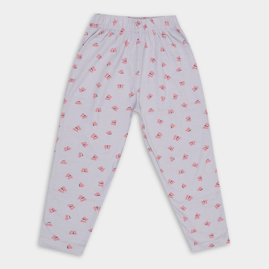 Girls' Pyjama , हल्का नीला, large image number null