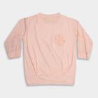 Girls' T-Shirt, पीच, small