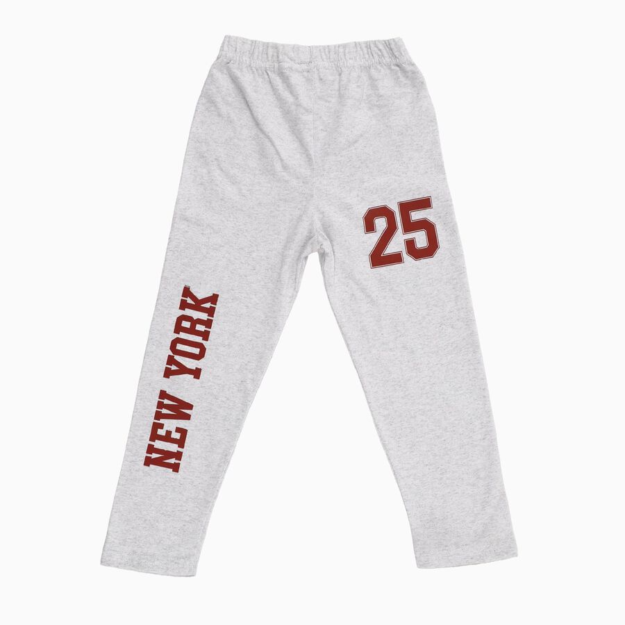 Boys' Pyjama, Ecru Melange, large image number null