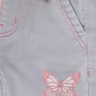 Girls' Light Grey Jogger Pull Ups Jeans, Light Grey, small image number null