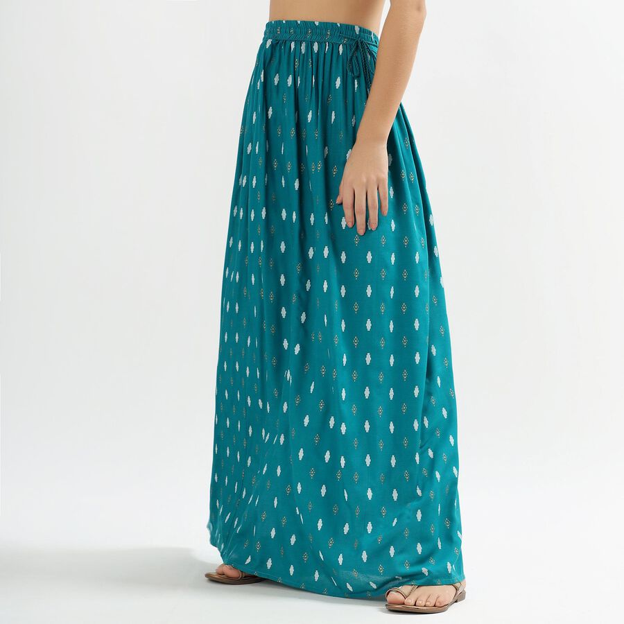 Ladies' Lehenga Skirt, Dark Green, large image number null