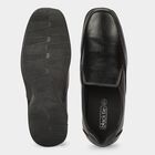Men's Black Slip-On Loafer Formal Shoes, Black, small