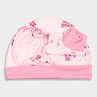 Infants' 100% Cotton Gift Set (Cap, Mittens, Booties), Pink, small