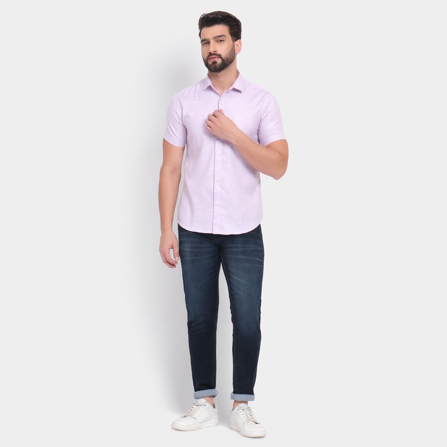 Men's Casual Shirt, लाइलेक, large image number null