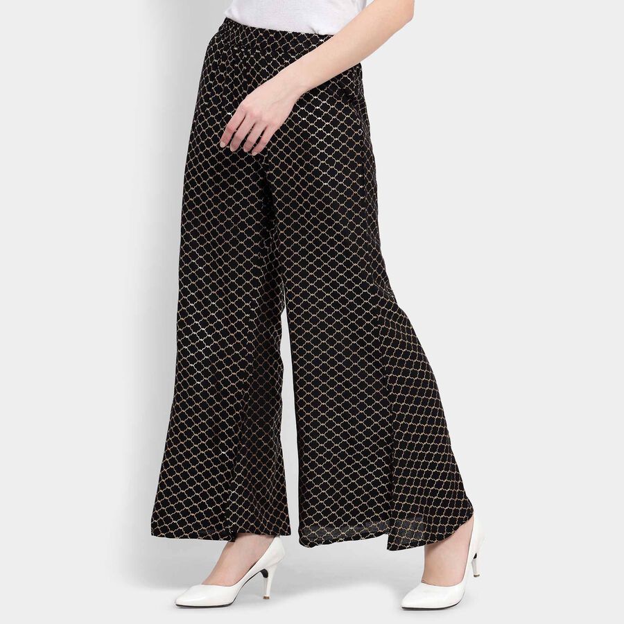 Printed Palazzo, Black, large image number null