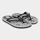 Men's Muted Charcoal Grey Slip-On Casual Slippers, Grey, small