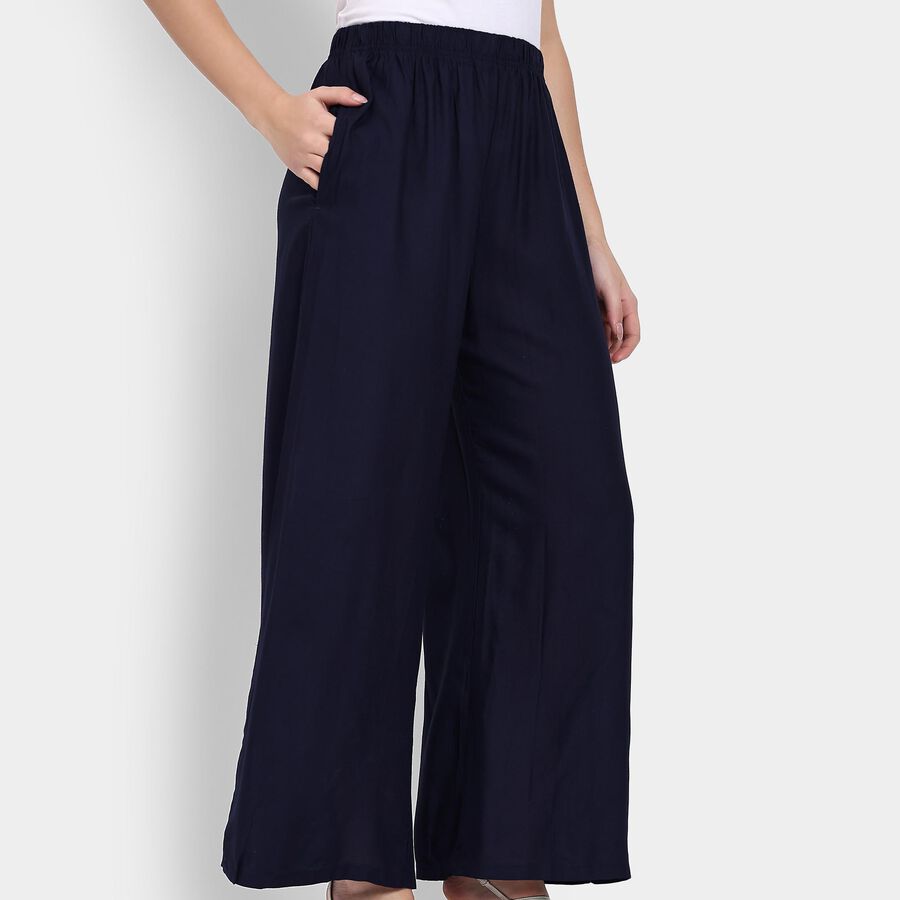 Ladies' Palazzos , नेवी ब्लू, large image number null