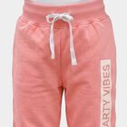Girls Pink Straight Fit Pyjama, गुलाबी, small