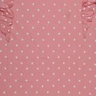 Girls Pink Cotton Round Neck Casual T-Shirt, गुलाबी, small