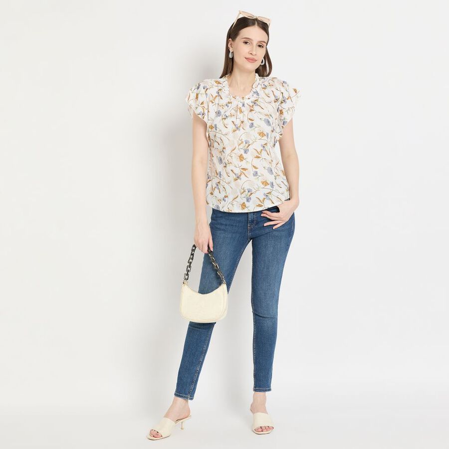Ladies' Top, Off White, large image number null