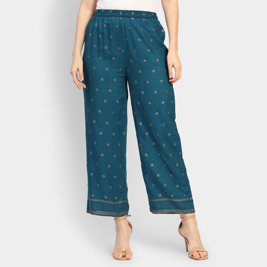 Ladies' Palazzos , Teal Blue, large image number null