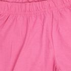 Girls' 100% Cotton Capri Set , गुलाबी, small image number null