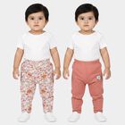 Infants' Pink Straight Fit Printed Cotton Pyjama, हल्का गुलाबी, small
