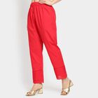 Ladies' 100% Cotton Palazzos, लाल, small image number null
