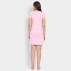 Ladies' 100% Cotton Nighty, हल्का गुलाबी, small image number null