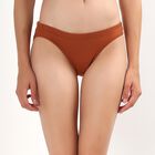 Women's Soft Ivory Bikini Panty, Brown, small image number null