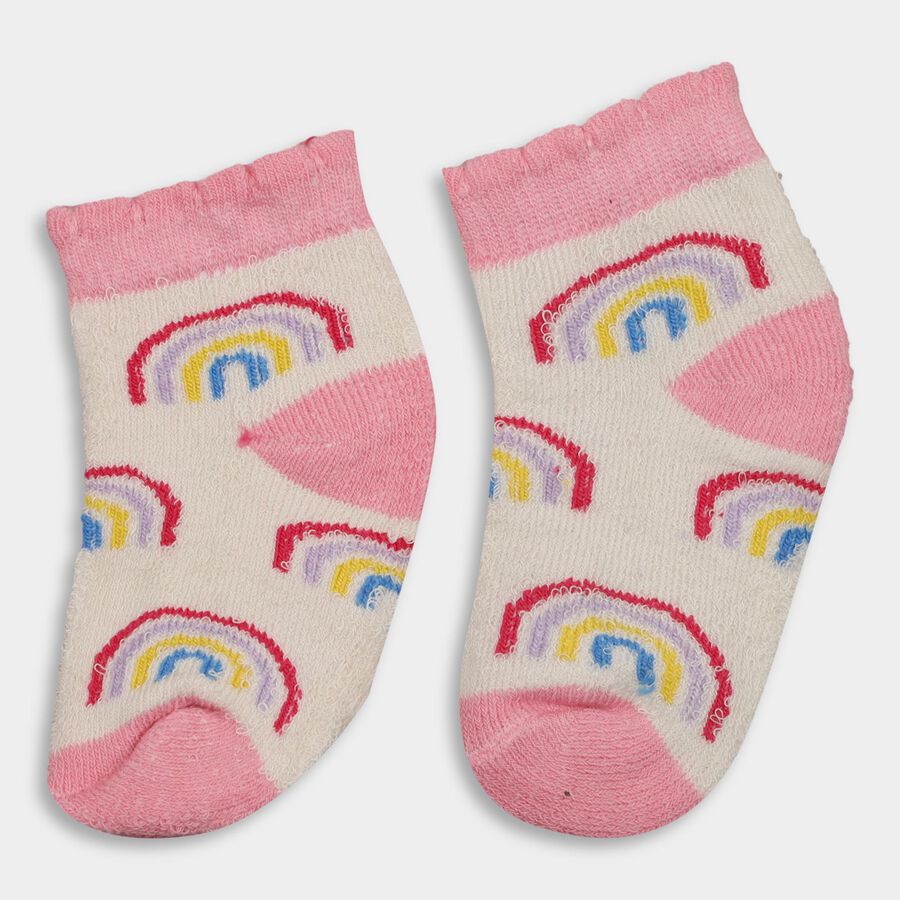 Infants' Socks (Pack of 2), Off White, large image number null