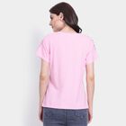 Ladies' Round Neck T-Shirt, Pink, small image number null