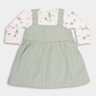 Infants' 100% Cotton Frock, हल्का हरा, small image number null