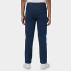 Boys' Dark Blue Regular Fit Jeans, गहरा नीला, small