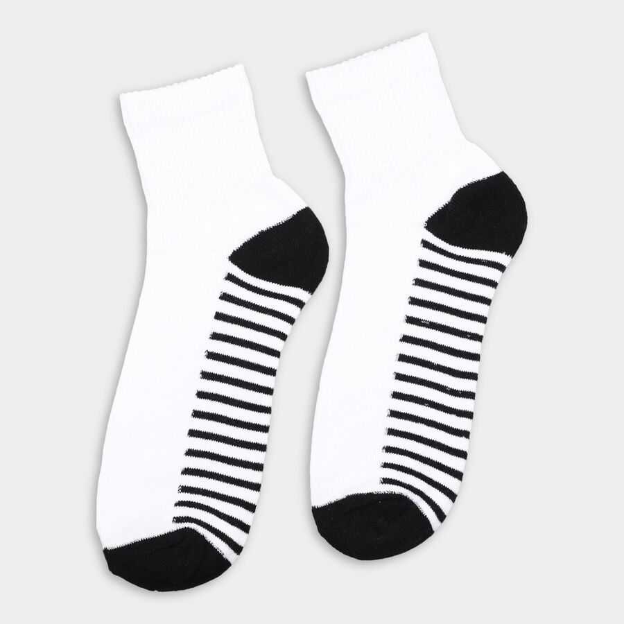 Men's Socks (Pack of 3), मिश्रित हल्का ग्रे, large image number null