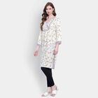Printed Kurta, Off White, small image number null