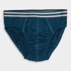 Boys' 100% Cotton Briefs, Teal Blue, small