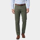 Men's Light Green Slim Fit Casual Trousers, Light Green, small
