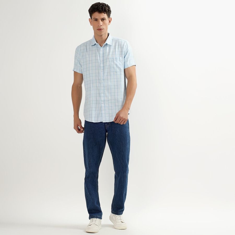 Men's Casual Shirt, Light Blue, large image number null