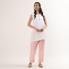 Women's Light Pink Regular Fit Solid Palazzos, हल्का गुलाबी, small