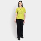 Ladies' Round Neck T-Shirt , Neon Green, small