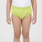 Boys' Aqua Cotton Regular Fit Briefs, Aqua, small