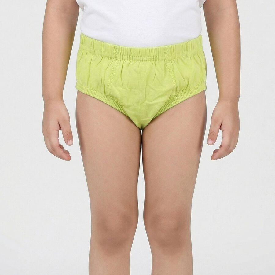 Boys' Aqua Cotton Regular Fit Briefs, Aqua, large